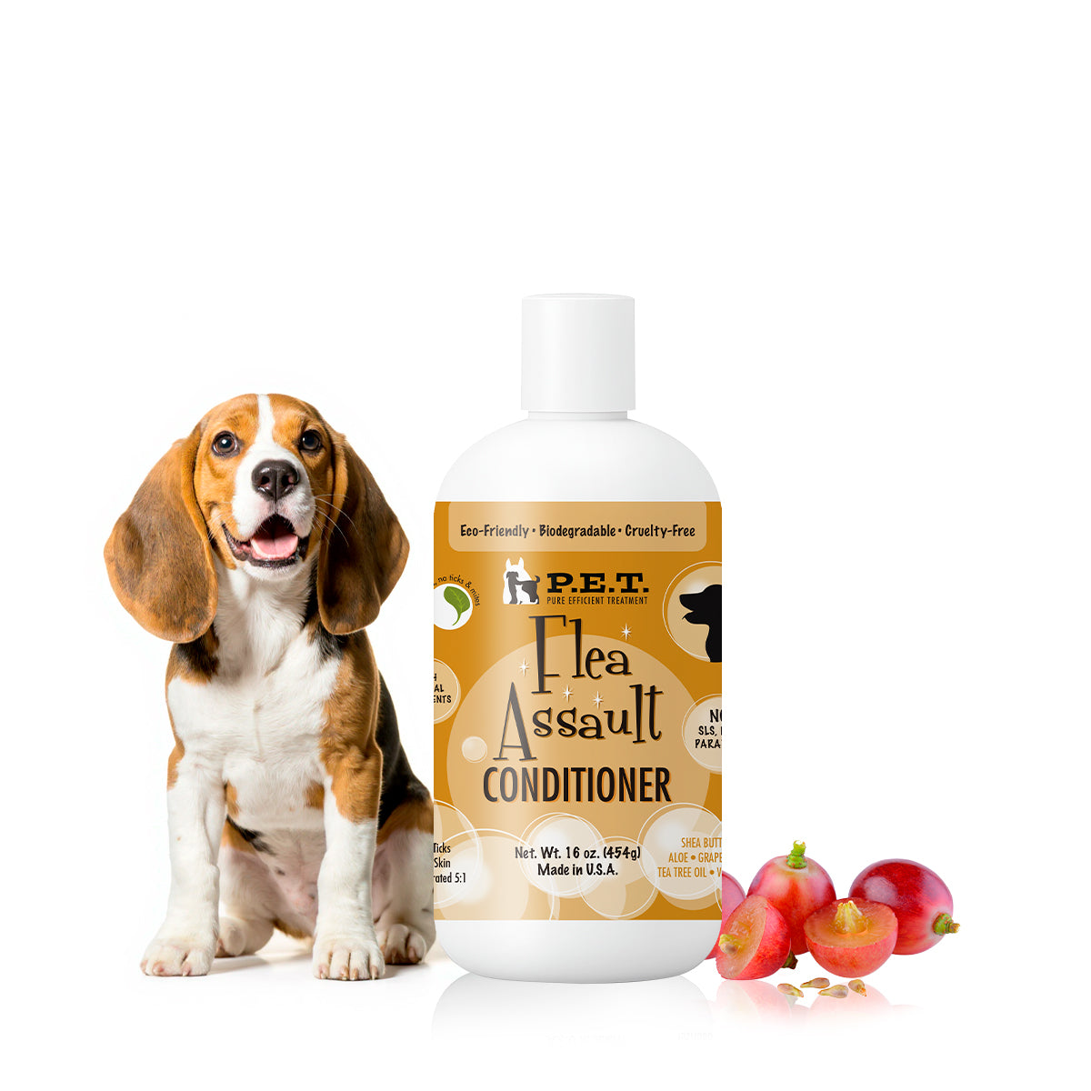 Flea Assault® Pear Pomegranate - Natural Defense & Hydrating Shampoo