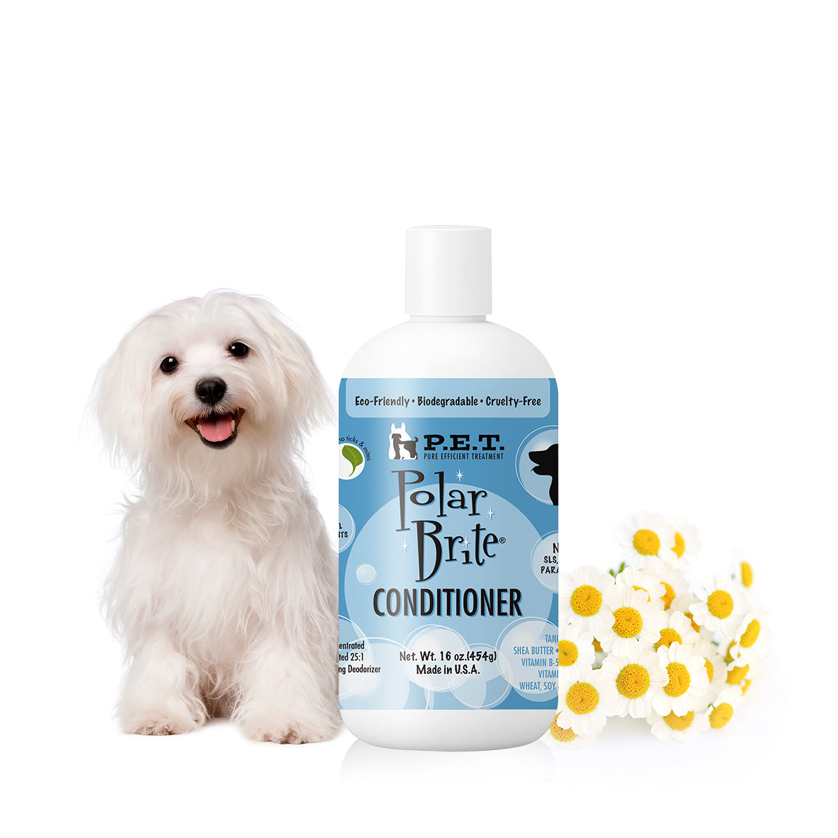 Polar Brite® Tangerine - Optical Whitening & Soothing Shampoo for Dogs & Cats