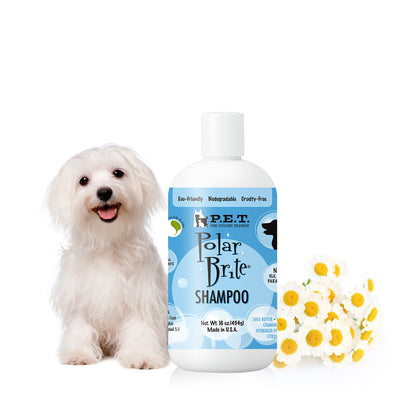 Polar Brite® Tangerine - Optical Whitening & Soothing Shampoo for Dogs & Cats
