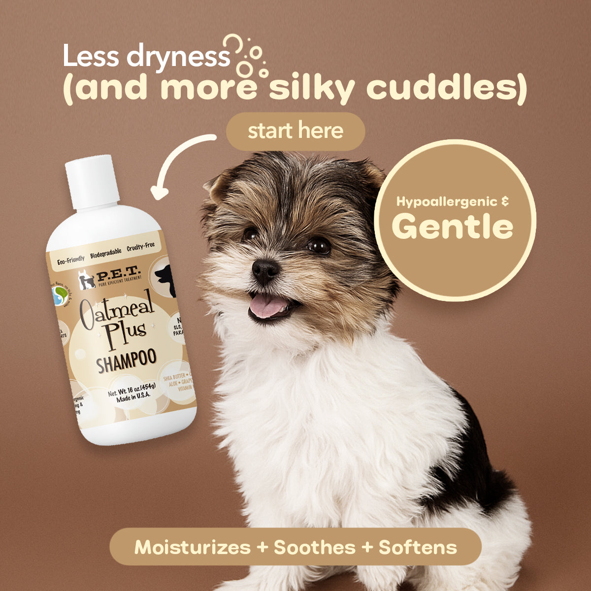 Oatmeal Plus® Vanilla Almond - Deep Moisturizing & Allergy-Safe Shampoo