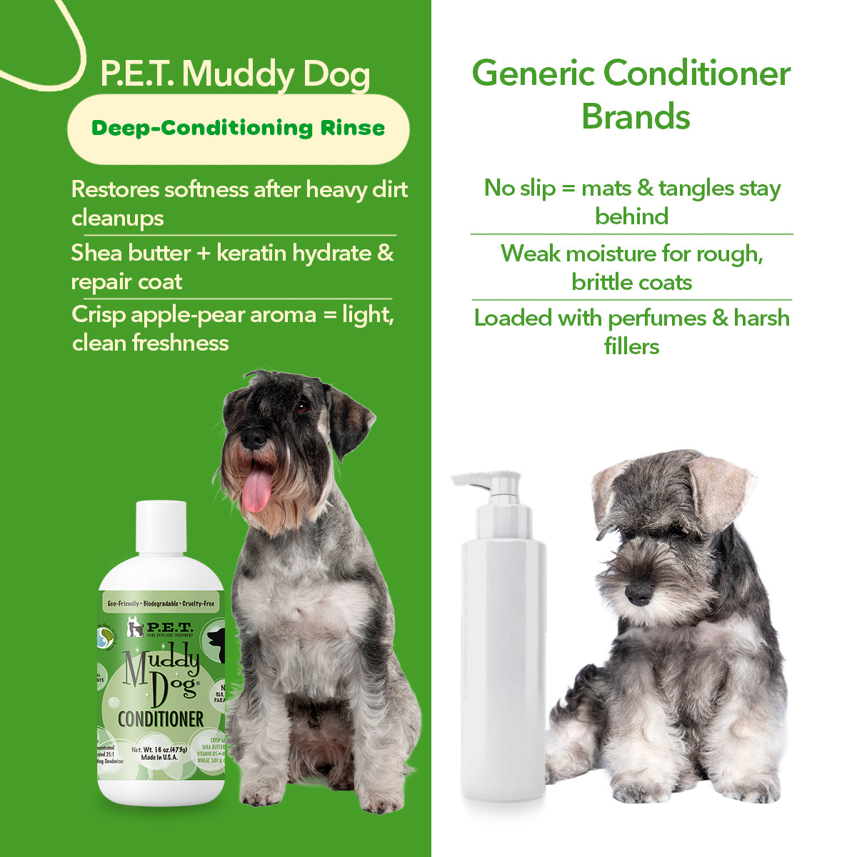 Muddy Dog® Crisp Apple - Heavy-Duty Degreaser & Deep-Clean Shampoo