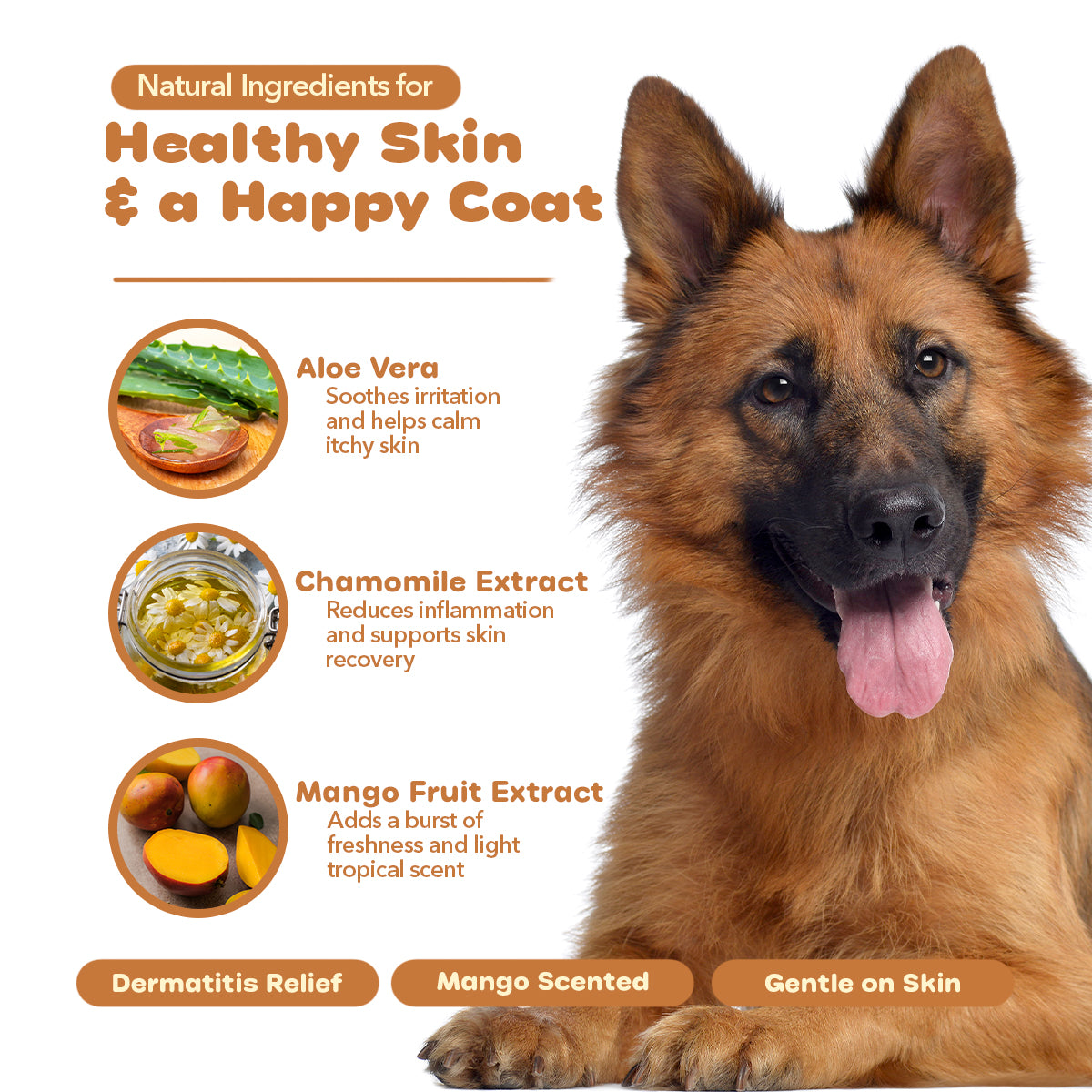 Scratchiez® Mango Mambo - Soothing Oatmeal & Aloe Relief for Dogs & Cats