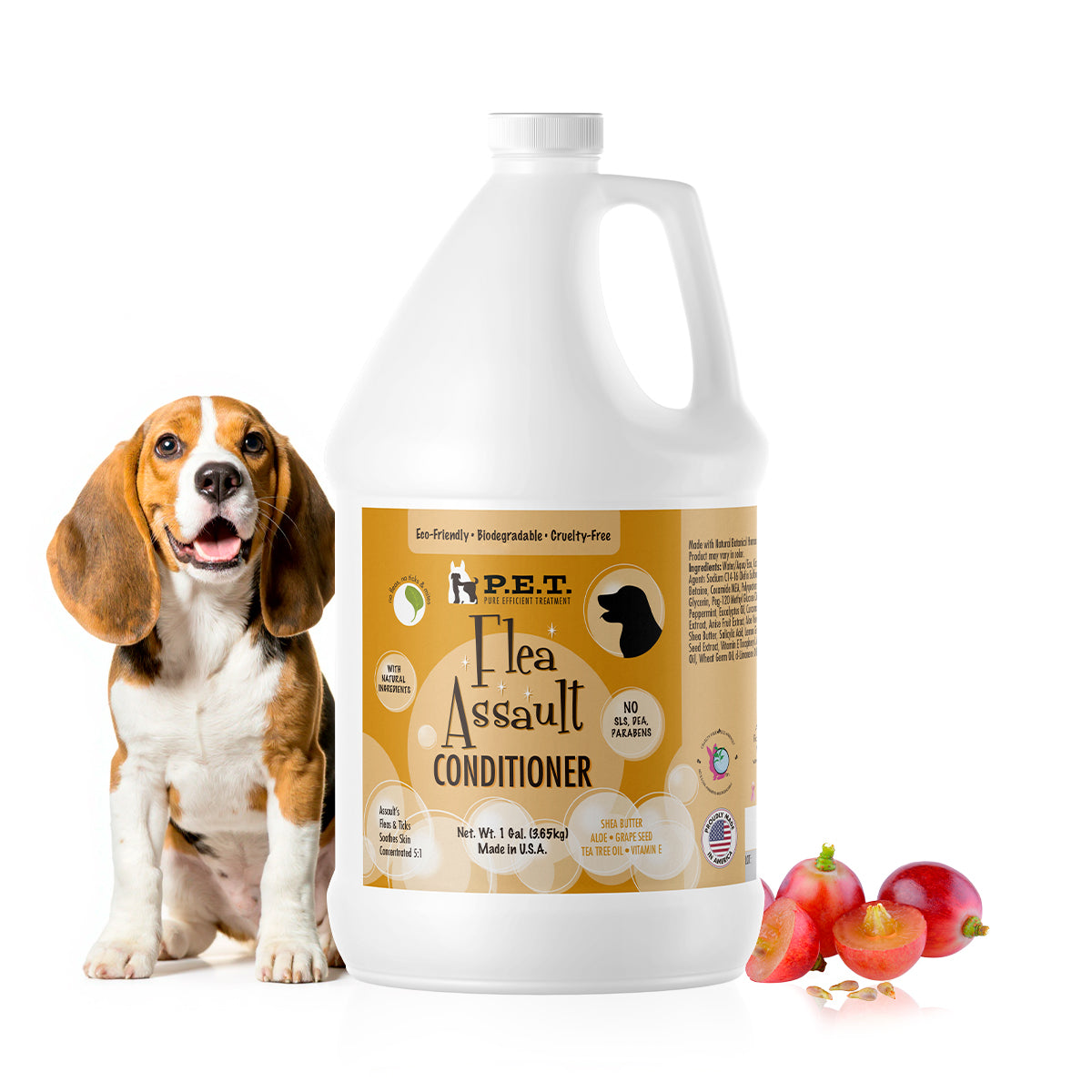 Flea Assault® Pear Pomegranate - Natural Defense & Hydrating Shampoo