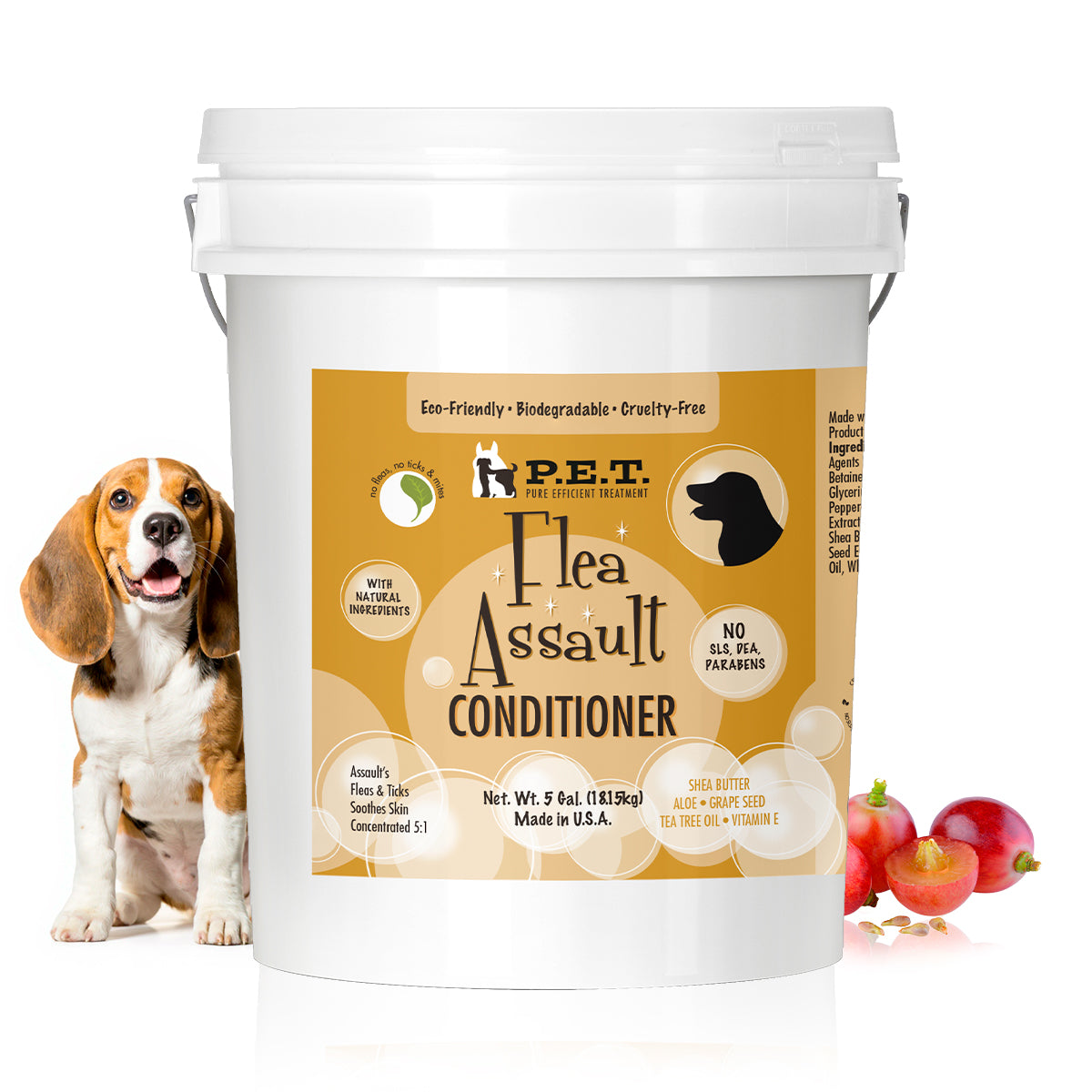 Flea Assault® Pear Pomegranate - Natural Defense & Hydrating Shampoo