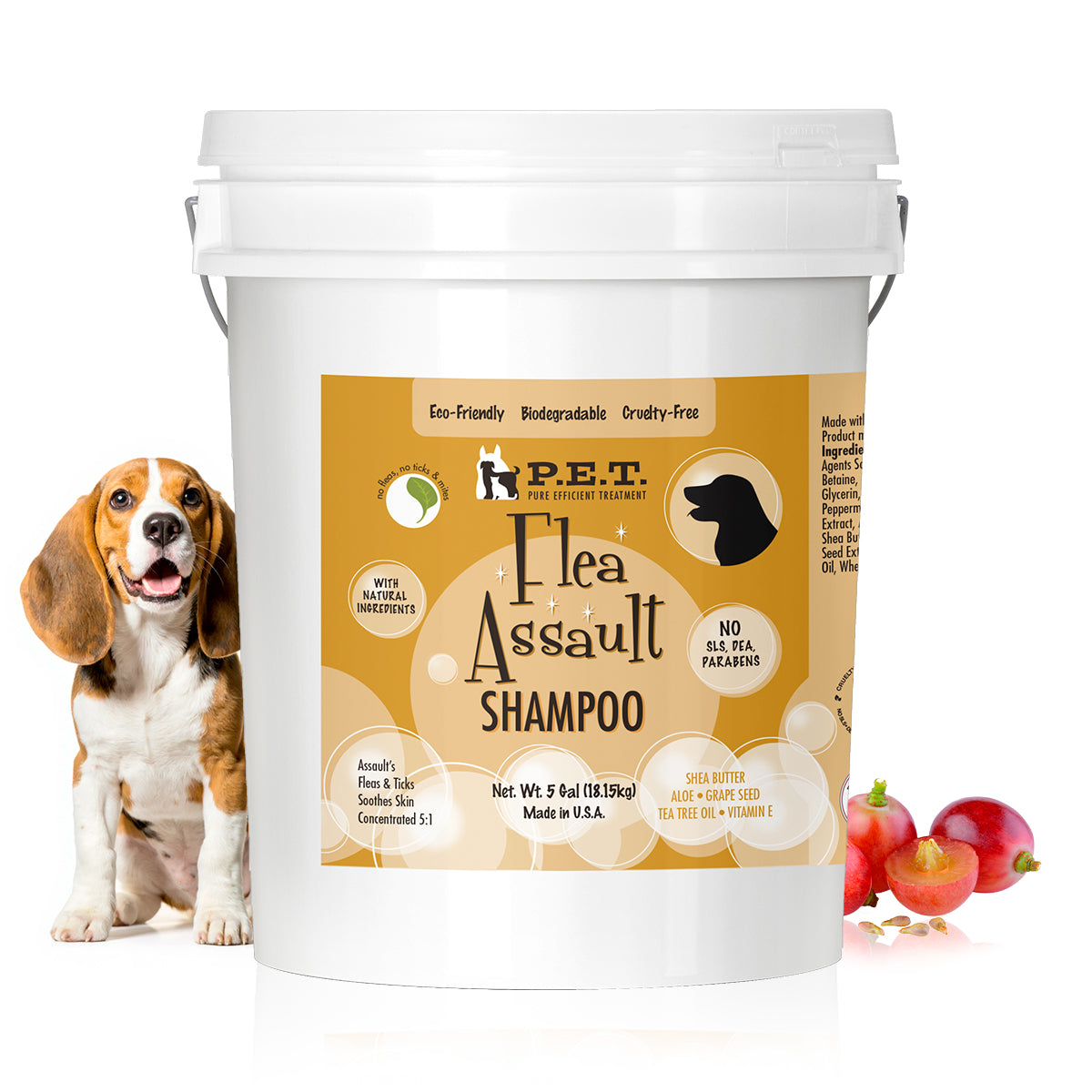 Flea Assault® Pear Pomegranate - Natural Defense & Hydrating Shampoo