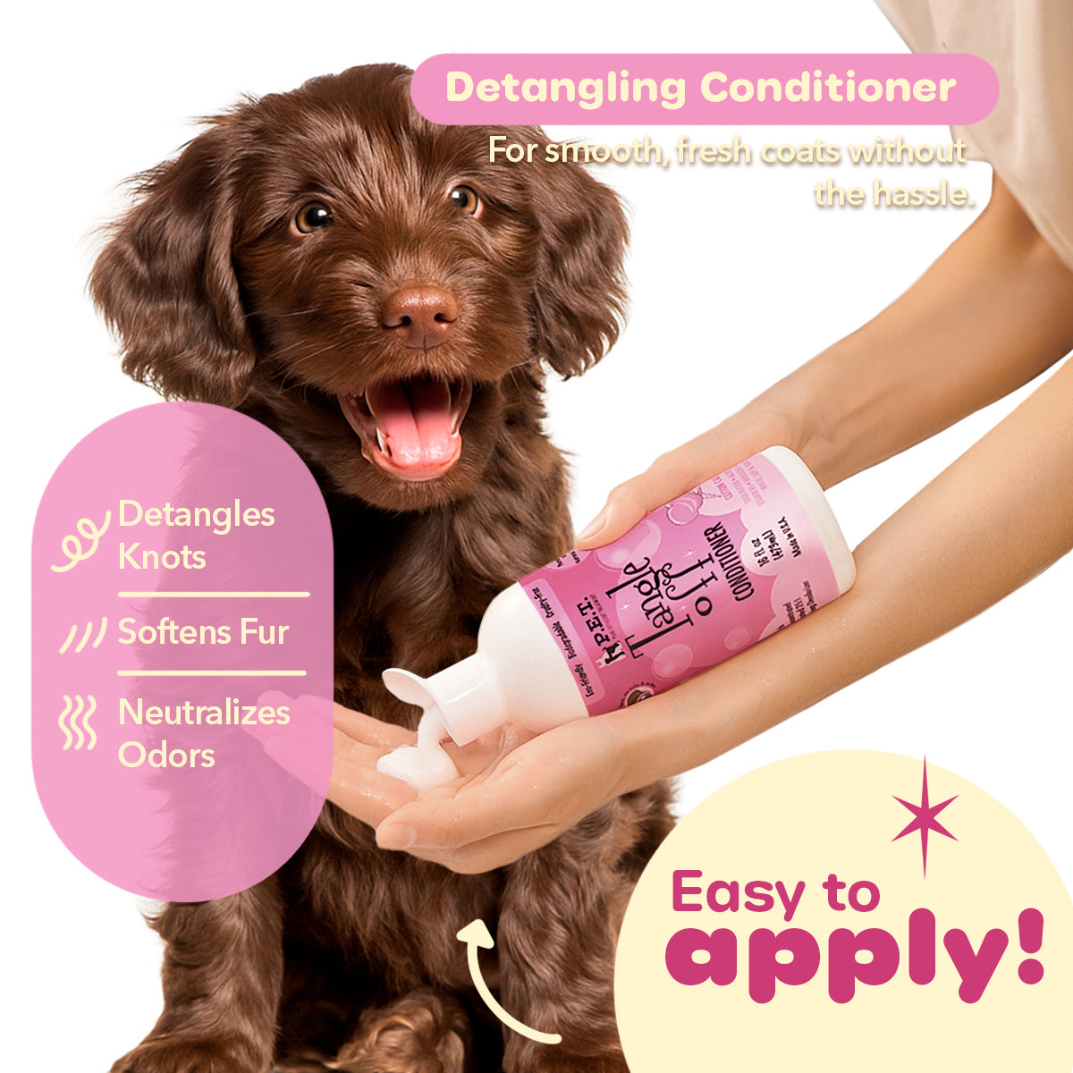 Tangle Off® Cotton Candy - Detangling & Conditioning Formula