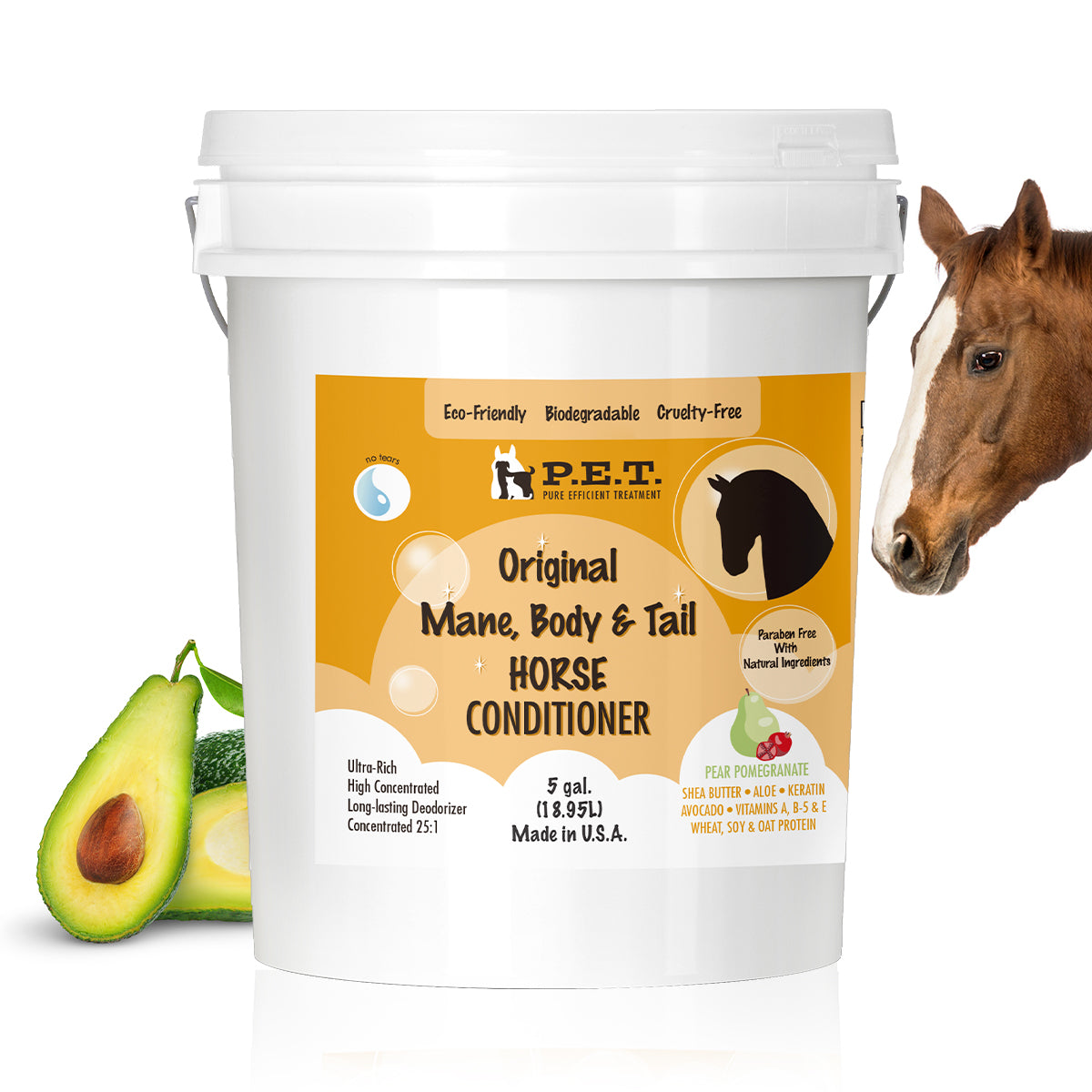 Mane, Body & Tail Horse® - Professional Grooming Shampoo & Conditioner