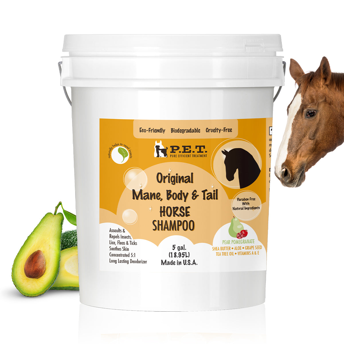 Mane, Body & Tail Horse® - Professional Grooming Shampoo & Conditioner