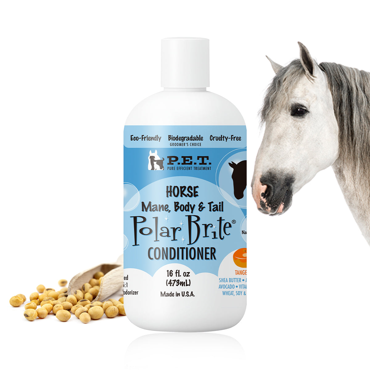 Mane, Body & Tail Horse Polar Brite® - Whitening & Brightening Formula