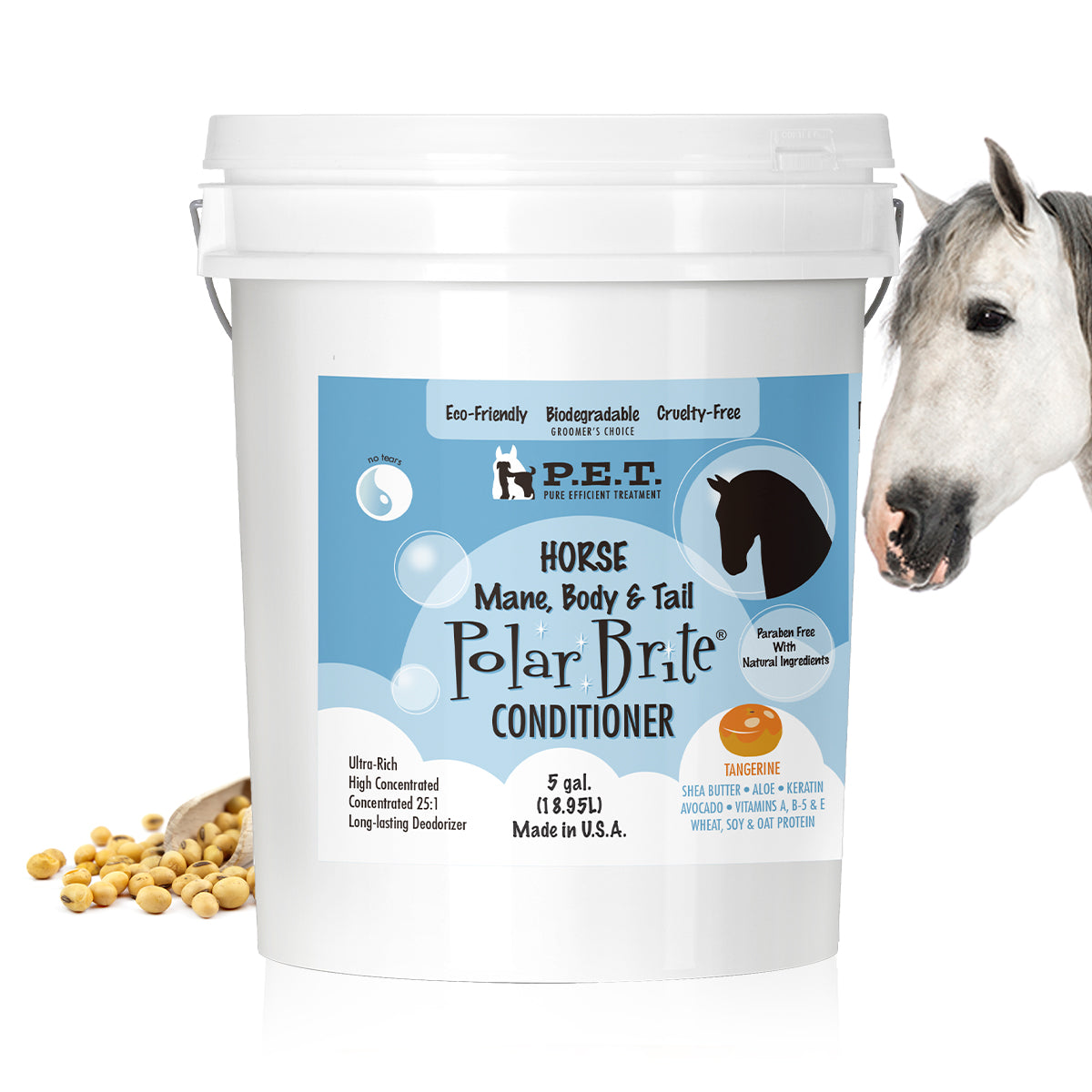Mane, Body & Tail Horse Polar Brite® - Whitening & Brightening Formula