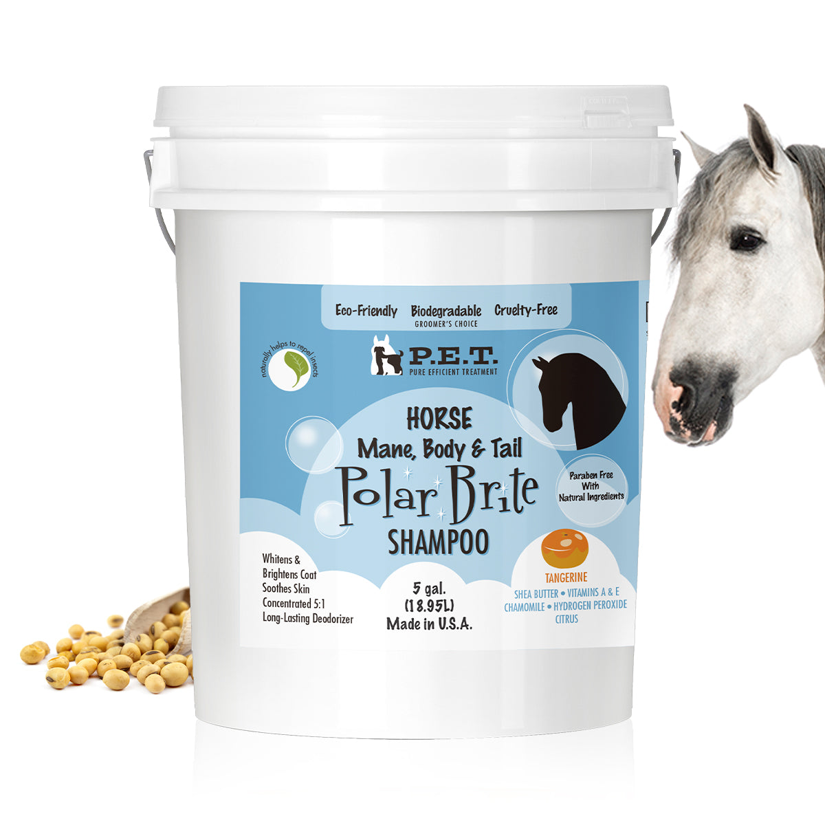 Mane, Body & Tail Horse Polar Brite® - Whitening & Brightening Formula