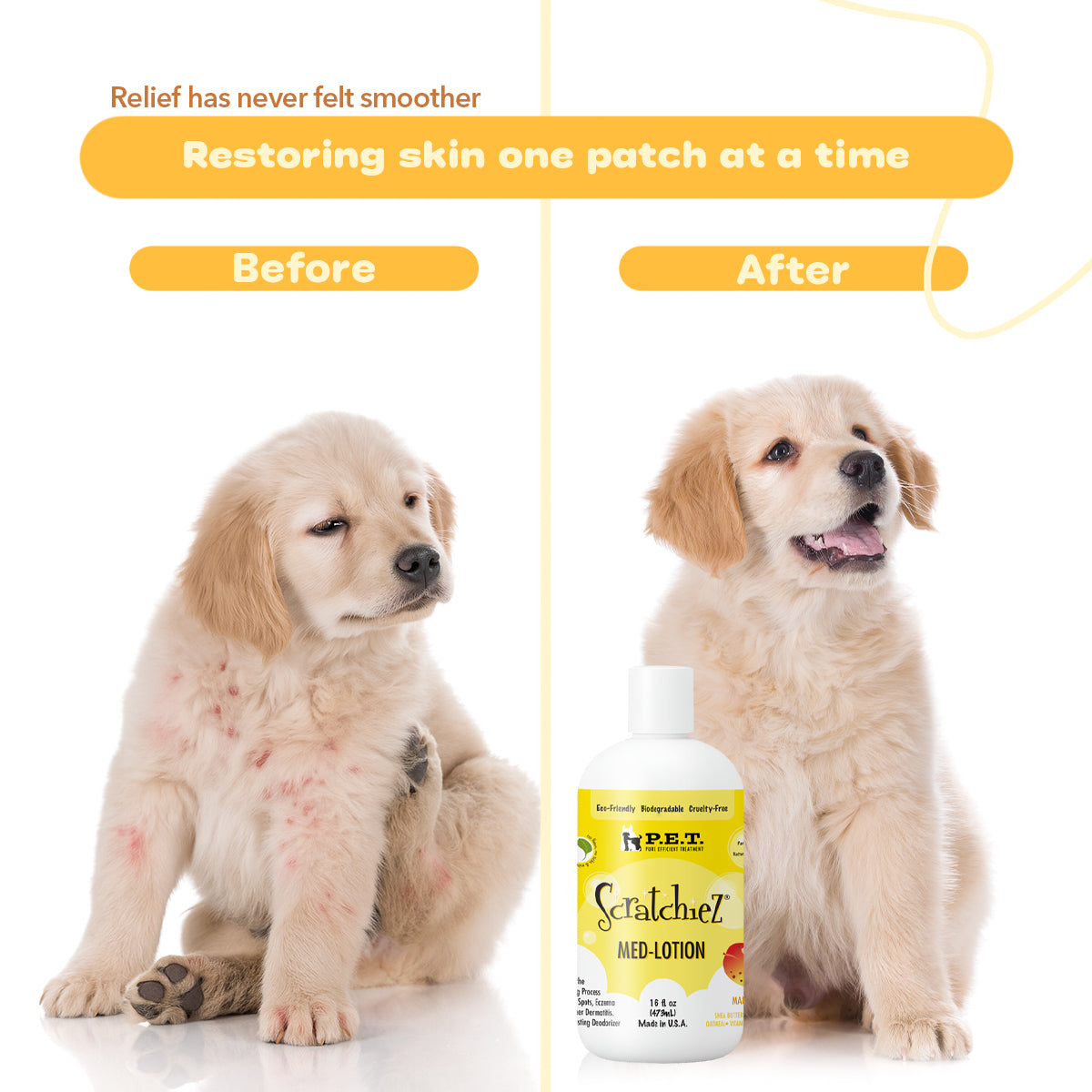 Scratchiez® Mango Mambo - Soothing Oatmeal & Aloe Relief for Dogs & Cats